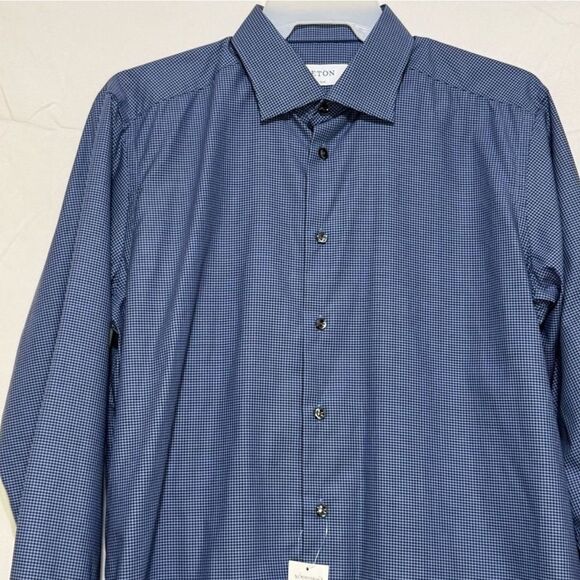 Eton Slim Fit Houndstooth Dress
Shirt size 44 - Picture 3 of 9